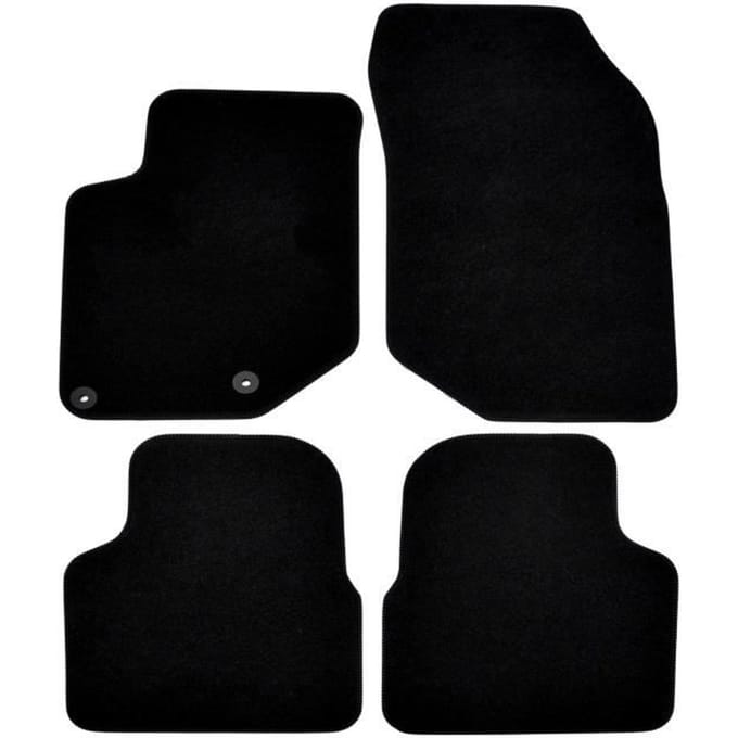 Tapis de sol - DS - DS3 Crossback - 4 pièces - Velours - Antidérapant - Renforcé