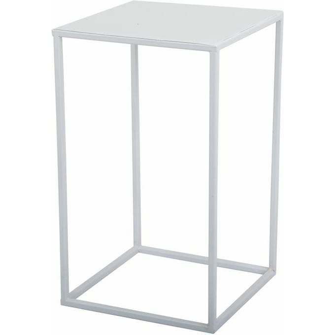 HowHomely Serie - Moderne Staande Plantenbak - Wit - Loftstijl - 40cm