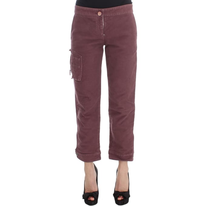 Ermanno Scervino Cropped Cargo Broek