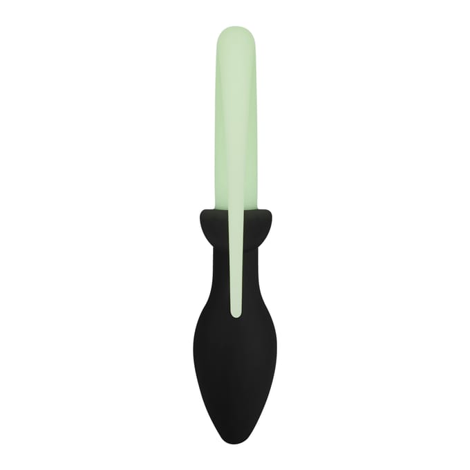 Siliconen anaalplug met staart, 28 cm