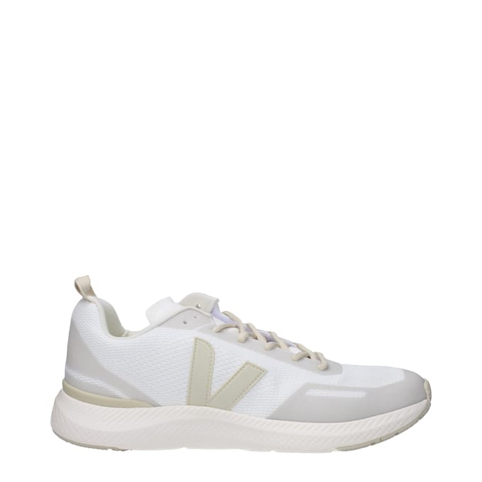 Veja Witte Stoffen Sport Sneakers