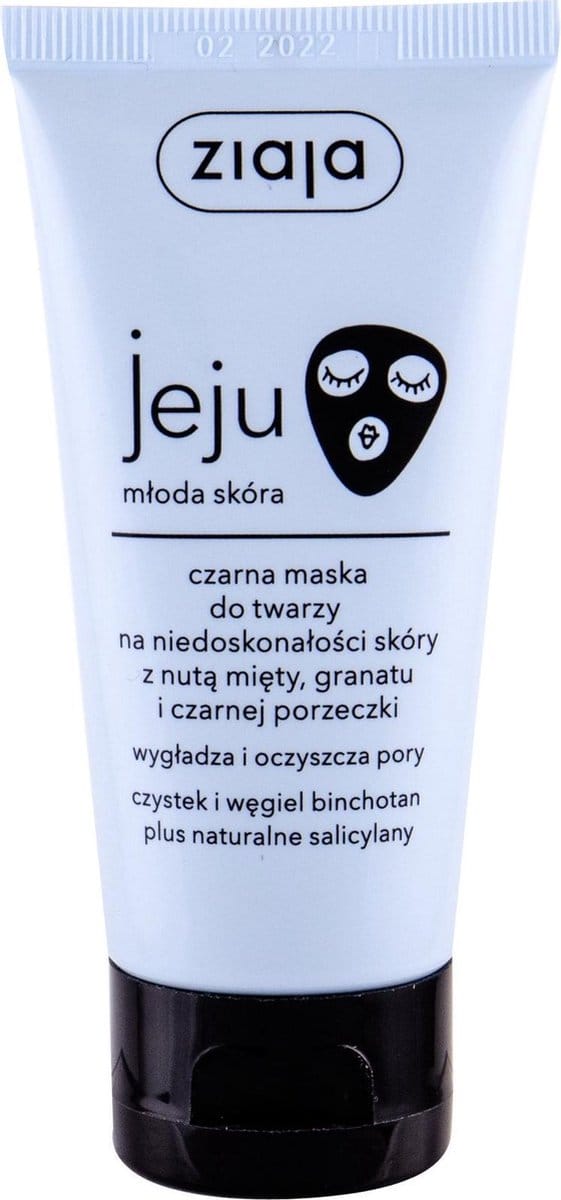 Ziaja - Jeju Black Face Mask - Black Face Mask For Imperfection
