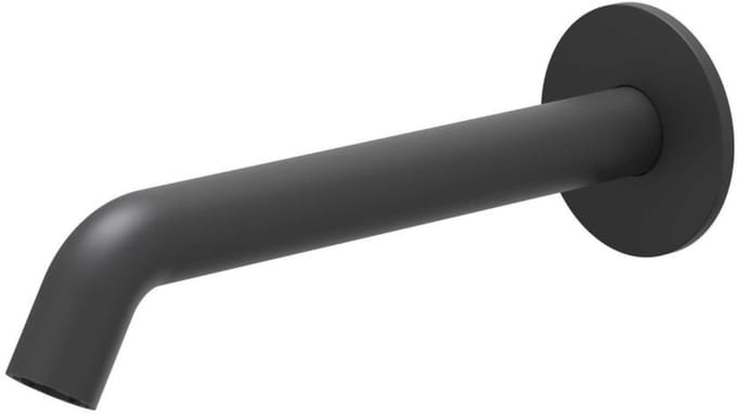 IVY Algemeen Baduitloop 23cm 1/2" aansluiting, inkortbaar Mat zwart PED