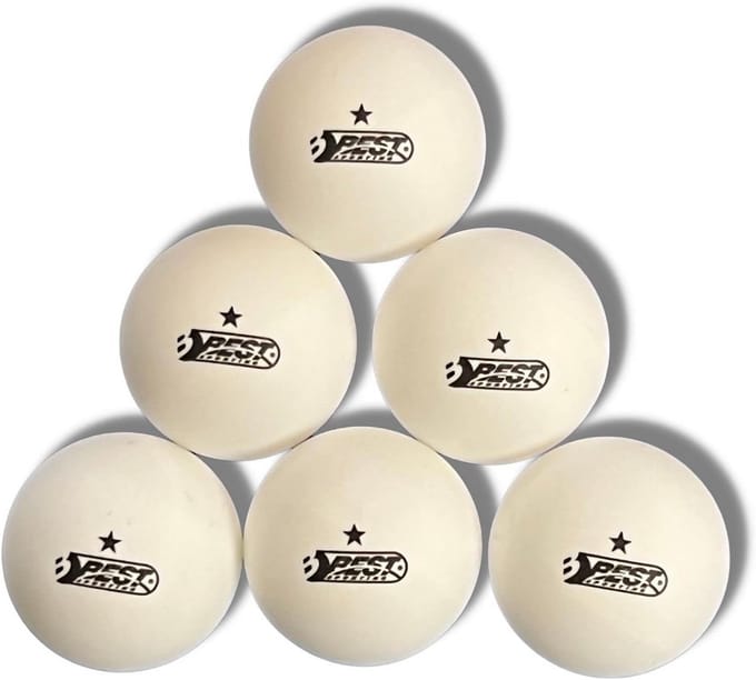 Tafeltennisballen - Bal set - Wedstrijd spelen - Consistente stuiter - 6 stuks - Wit