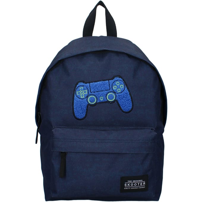 Skooter Daring Dudes Rugzak - Blauw - Game Controller