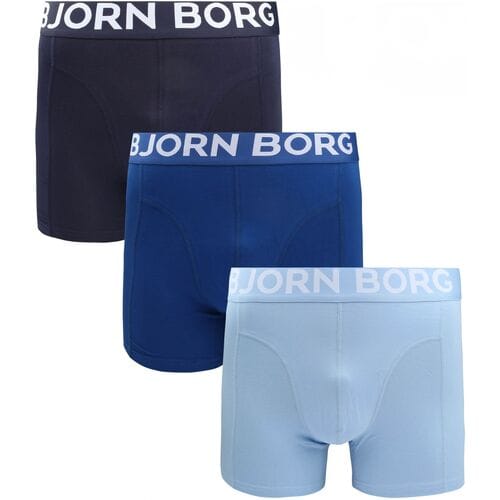 Bjorn Borg Boxers 3Pack Blauw - Maat XXL - Heren - Boxershorts