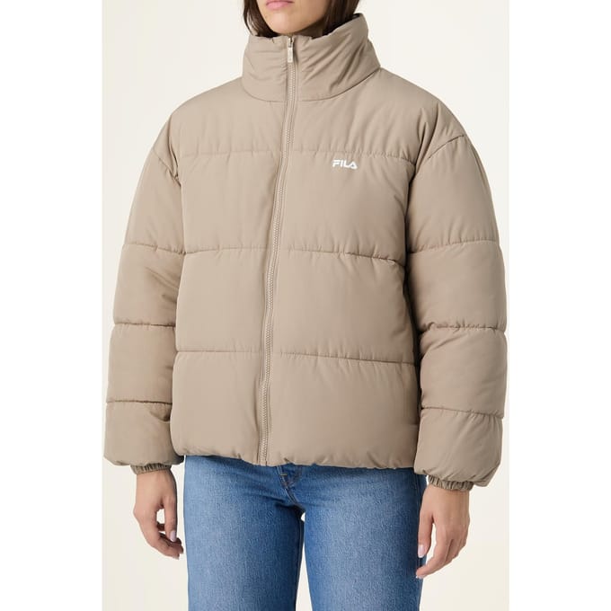 FILA Cimone Relaxed Puffer Jacket Weathered Teak Taglia: M | Giacche invernali Outlet | Donna