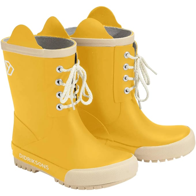 Didriksons Splashman, regenlaarzen, junior, geel