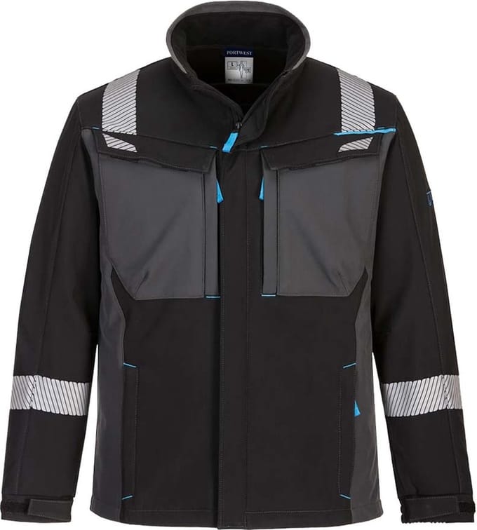Portwest WX3 FR Modaflame Softshell FR704 - Zwart - L