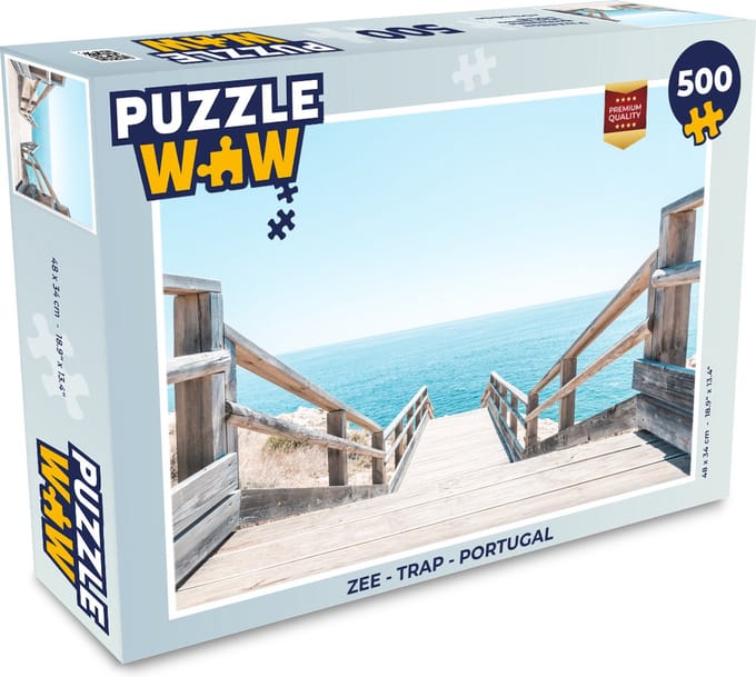 Puzzel Zee - Trap - Portugal - Legpuzzel - Puzzel 500 stukjes