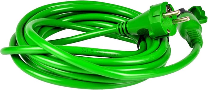 Groene Buitenkabel 5 Meter 230V Met Stekker IP44
