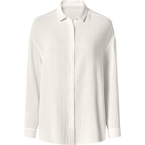 ESMARA Dames mousseline blouse (wit, S (36/38))