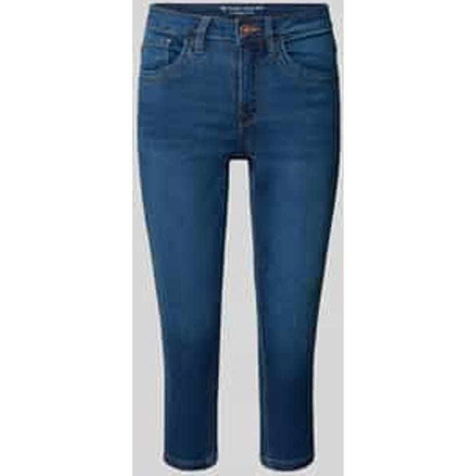 Tom Tailor - TTLENE SLIM capri-jeans met veel stretch - Maat 32 - Clean Mid Stone Blue Denim