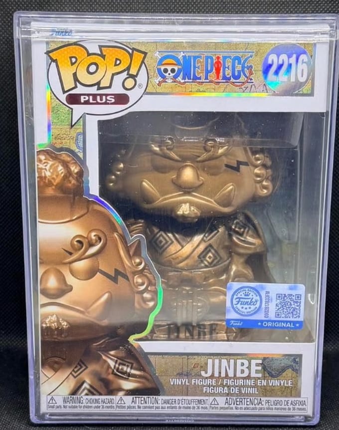 Funko Pop! Plus : One Piece - Jinbe (Bronze Statue) #2216 Special Edition