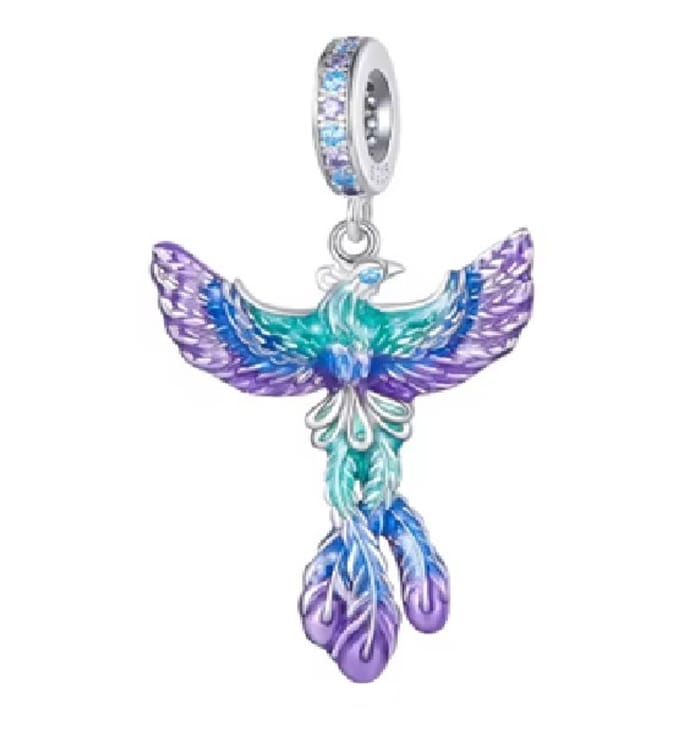 Fenix bedel - Vogel - 925 sterling zilver - Romystones