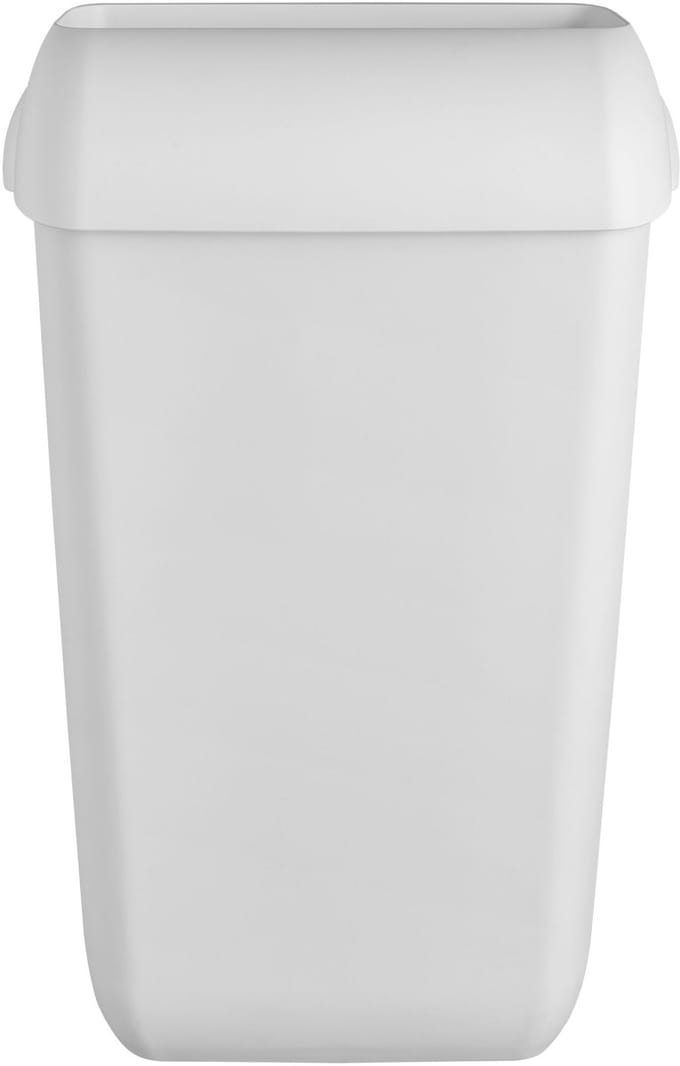 Afvalbak kunststof wit 23liter (6151805655620)