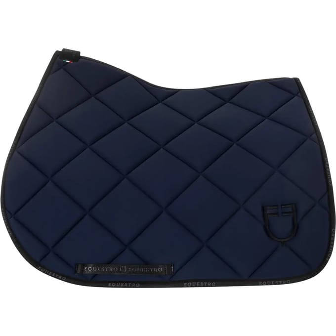 Technisch stoffen springzadeldoek met logo voor paard Equestro