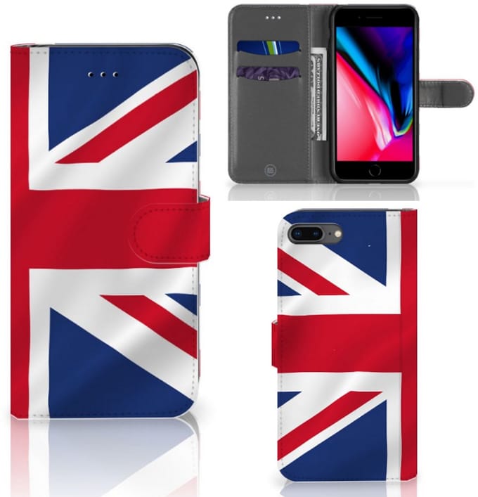 Apple iPhone 7 Plus | 8 Plus Bookstyle Case Groot-Brittannië