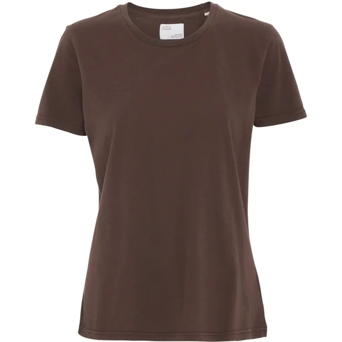 Dames-T-shirt Colorful Standard Light Organic coffee brown