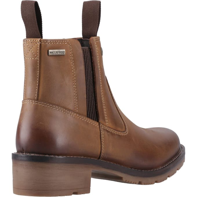 Hunter Skye Dealer Boot Leren Dames Donkerbruine Laarzen