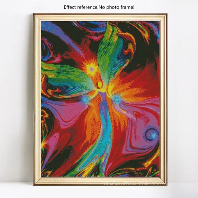 5d diamant schilderij volledige boor ronde bloemen diamant borduurwerk verkoop bloem steentjes 20X30 black