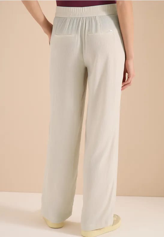 High Waist straight legs broek in Loose Fit