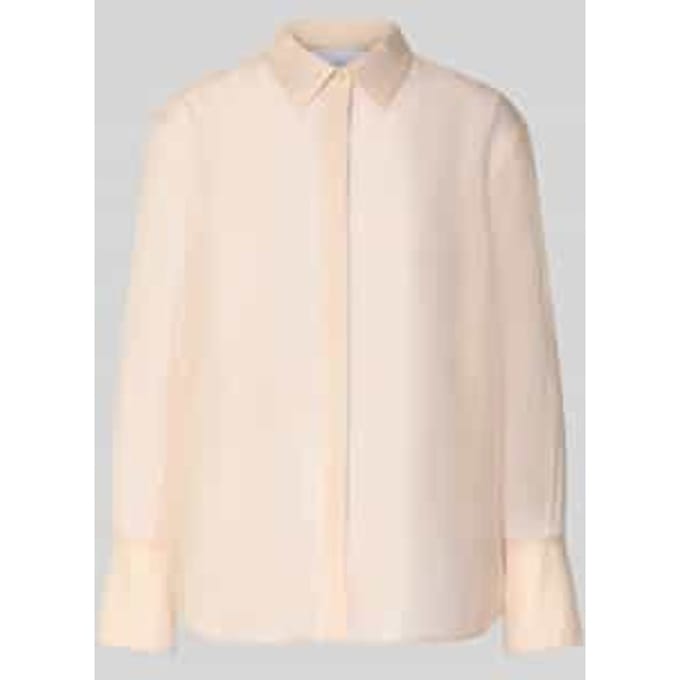 Organza-blouse met grote manchetten - curated by Vicky Heiler