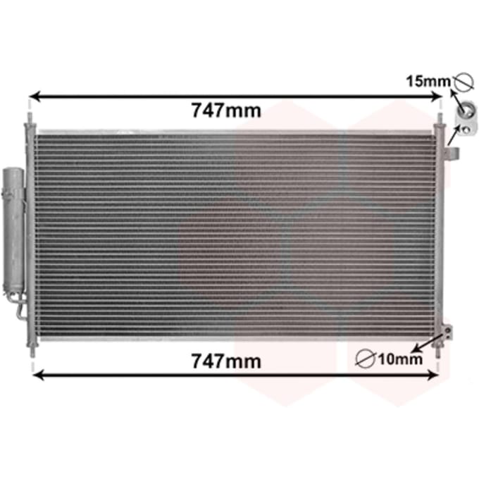 Van Wezel - LUCHTCONDENSATOR VOOR HONDA FR-V 2005-2009 80110SJD003
