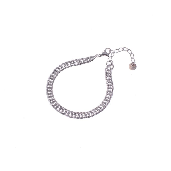 Go Dutch Label Armband (Sieraad) schakel Zilver