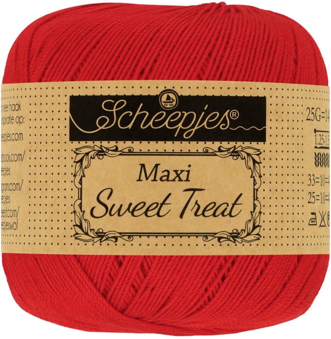 Scheepjes Maxi Sweet Treat - 722 Red