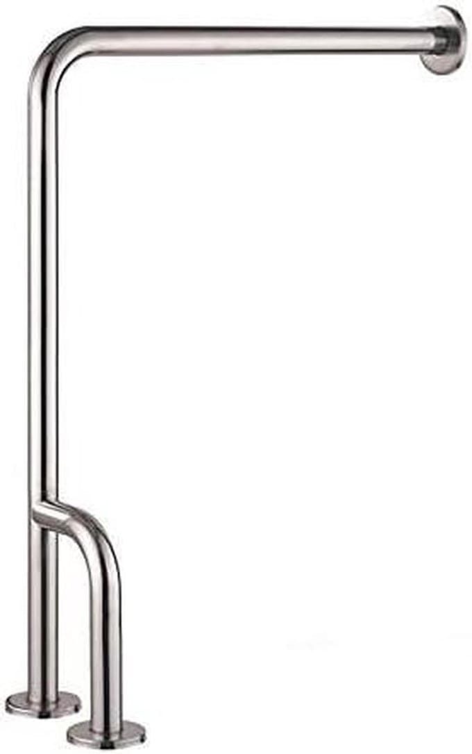Badkamer Handgreep - Veiligheidsbeugel Douche - Valpreventie Thuis - Antislip RVS - 55x70cm - Zilver