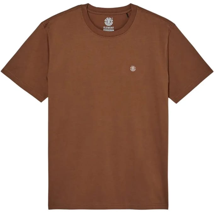 Element Icon Embroidery T-Shirt bruin