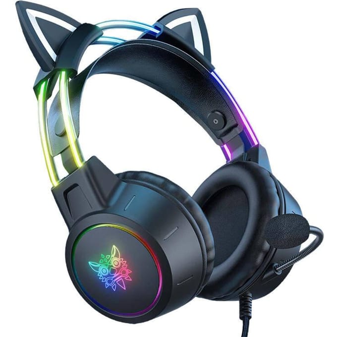 Gaming Koptelefoon Onikuma X15 Pro Zwart/Kattenoren