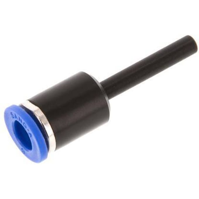 6mm x 4mm PA 66 Insteekfitting Plug NBR [2 Stuks]