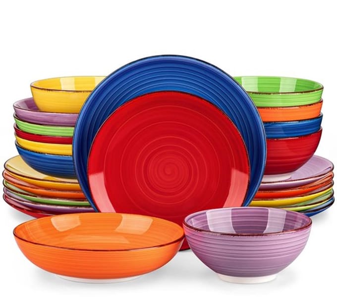 Compleet dinner set van NTHProducts voor 6 personenWarm