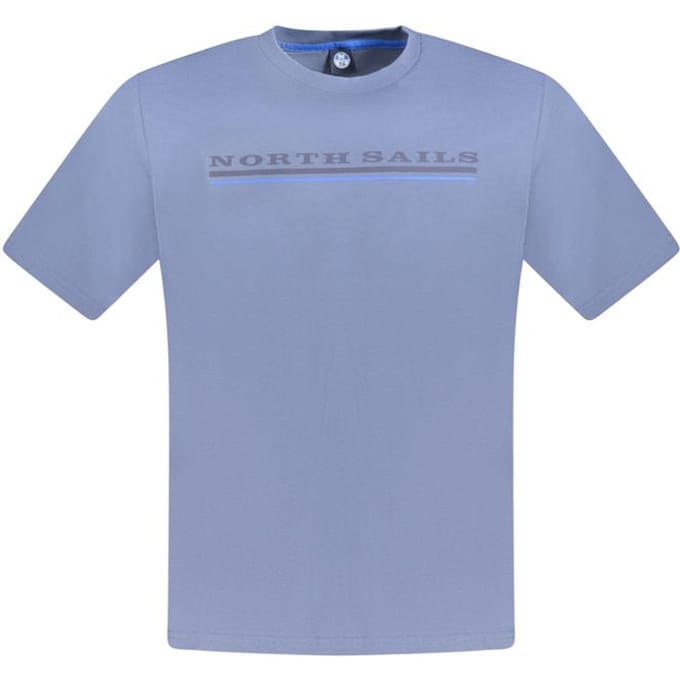 North Sails Blauwe Katoenen Heren T-Shirt