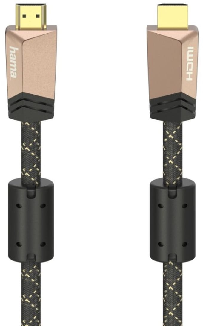 Hama Premium HDMI™-kabel Met Ethernet Conn. - Conn. Ferriet Metaal 1,5 M