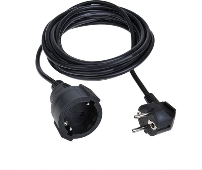Proplus Verlengkabel Schuko 10 Meter 3x1,0mm² Zwart