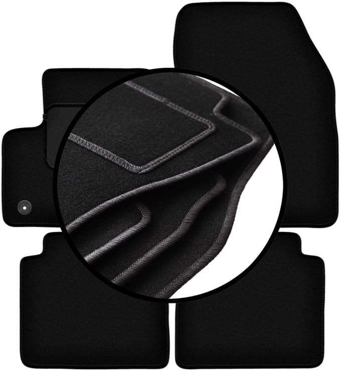 Complete set veloursmatten voor: Citroen e-C4 hatchback (2021-)