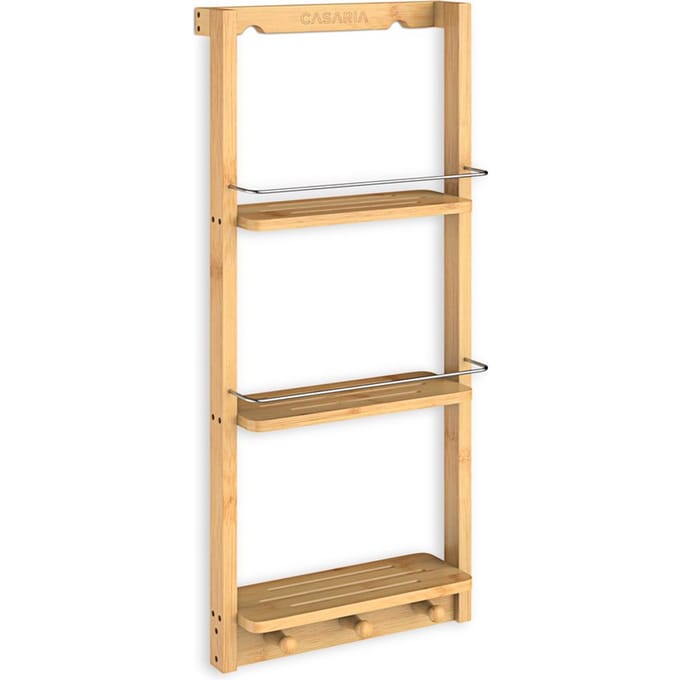 Casaria Bamboe Doucherek - Badkamerkast - Stellingkast-  70x28,5x10cm