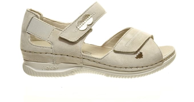 Rieker Dames Sandalen Beige Gesloten Hiel maat 42