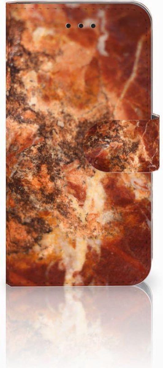 Apple iPhone X | Xs Bookcase Marmer Bruin