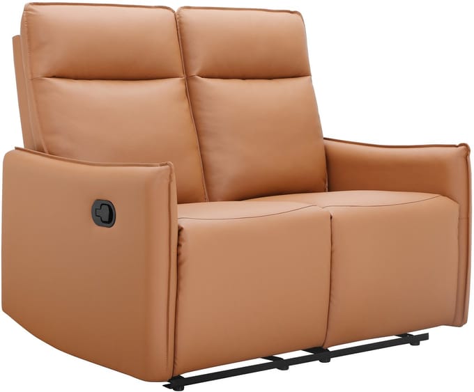 Lugo-2Zitsbank - Handmatig - Cognac PU