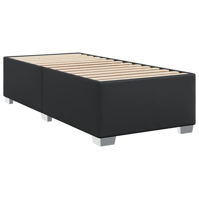 vidaXL - Bedframe - kunstleer - zwart - 80x200 - cm