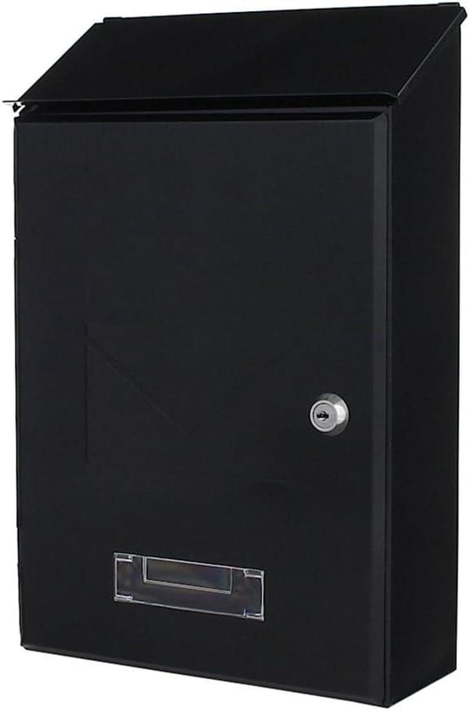 Brievenbus - Postkast - Post Ontvangen - Afsluitbaar Cilinderslot - 36x23.5x9.5 cm - Antraciet