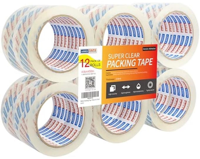 Afplakband en Schildertape - 72mm x 55m - 3 Rollen