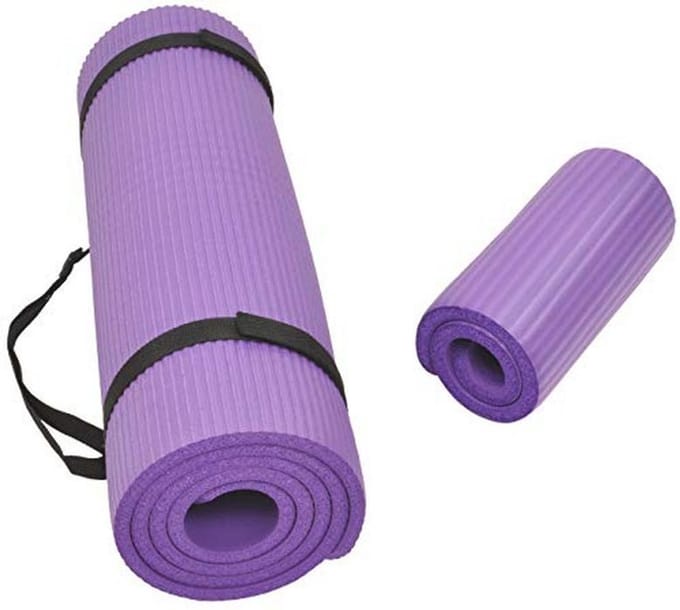 Extra Dikke Multifunctionele Yogamat met Kniebeschermer en Draagriem