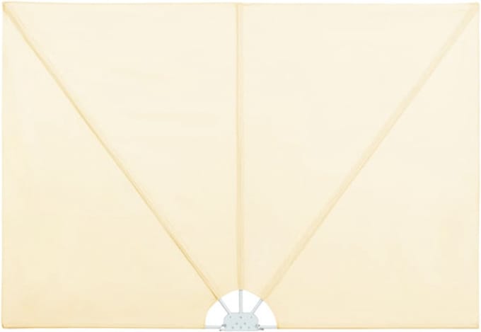 vidaXL - Terrasscherm - inklapbaar - 300x150 - cm - crème