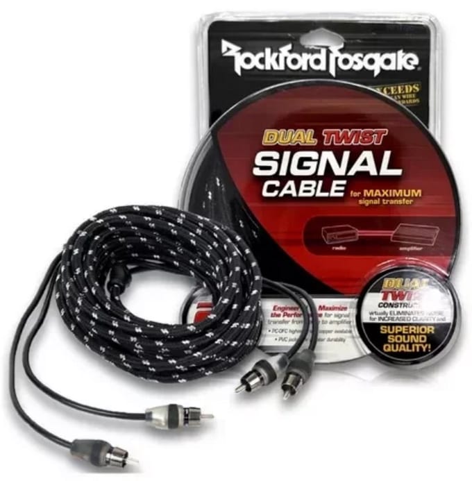 Rockford Fosgate RCA Cable RFIT-20 6M RCA / Tulpkabel Premium / Stereo