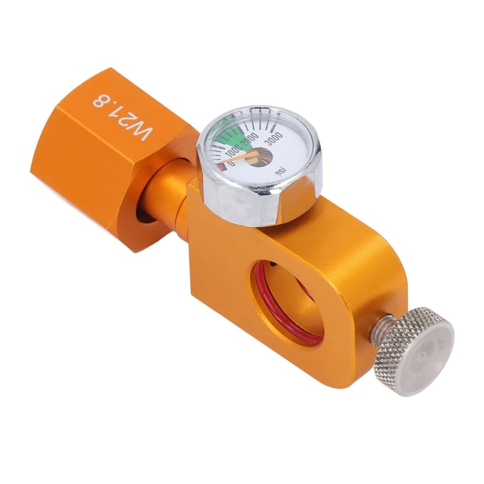 W21.8 Soda Carbonator Navuladapter Professionele Hoge Nauwkeurigheid CO2 Navuladapter met Druk